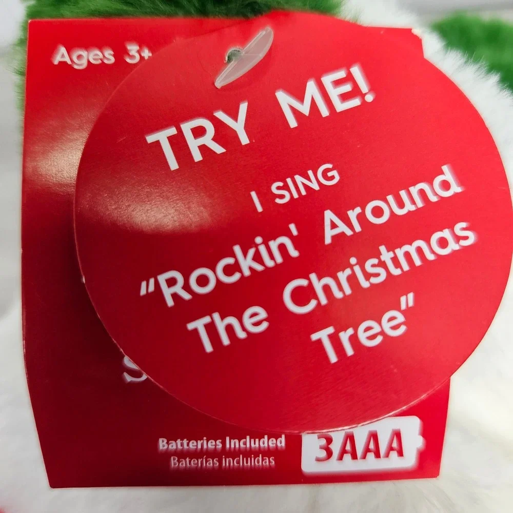 T Rex Animated Singing Christmas Stocking Dinosaur Merry Rawr‎ Mas